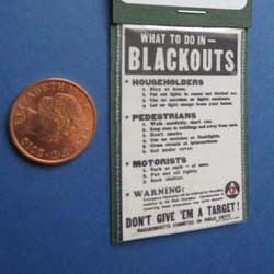 WW2.....What to Do in Blackouts Poster